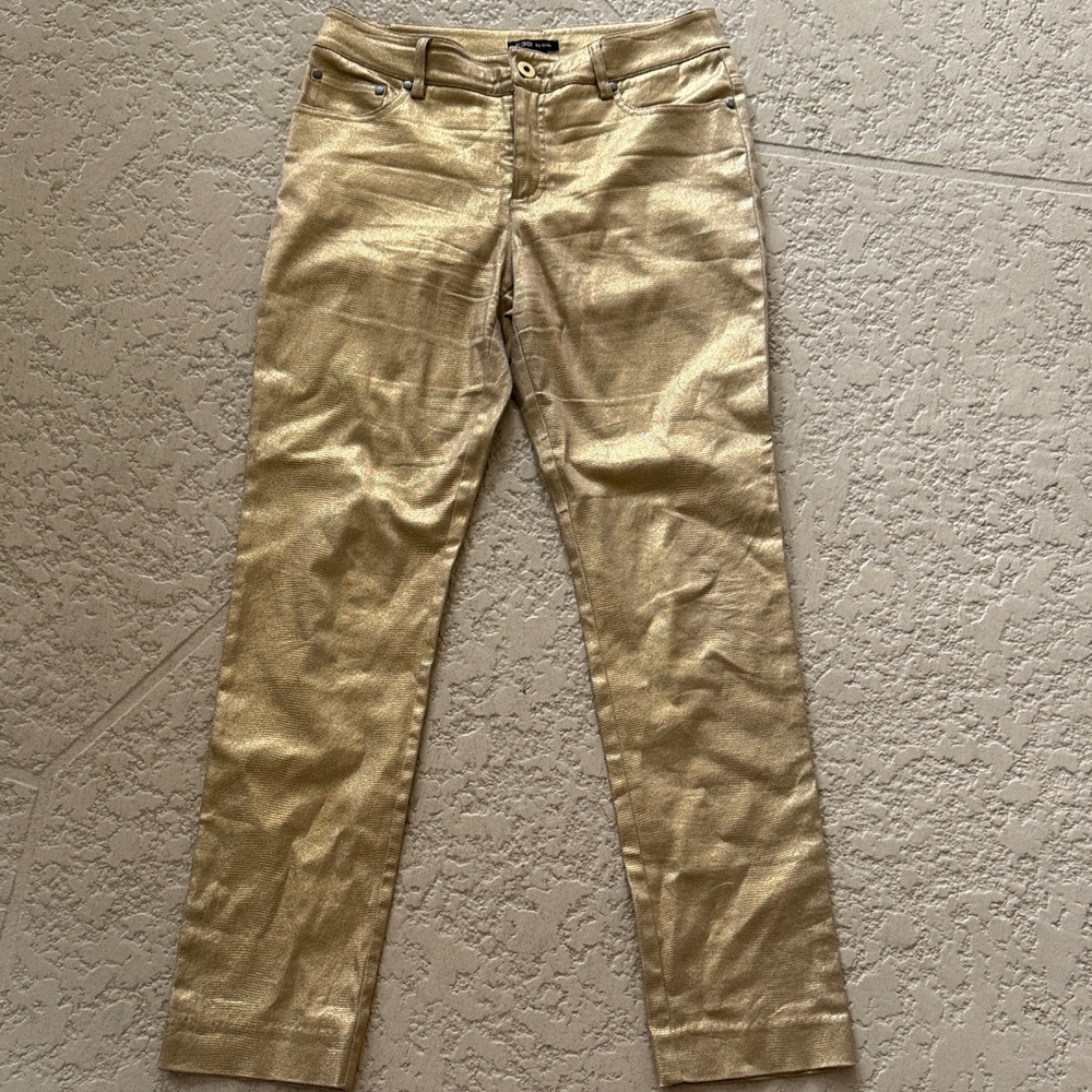 E39 by Eric Elegant Gold Women's Chinos